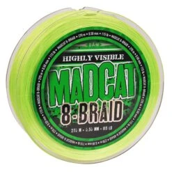 Tresse 8 Brins Silure Madcat 8-braid Verte 270m