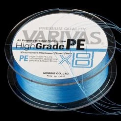 Tresse Varivas 8 Brins High Grade Bleue 150m