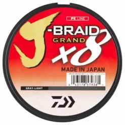 Tresse Daiwa Jbraid Grand Gris (8 Brins) Bobine De 270m