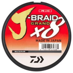 Tresse Daiwa Jbraid Grand Multicolor (8 Brins) Bobine De 500m