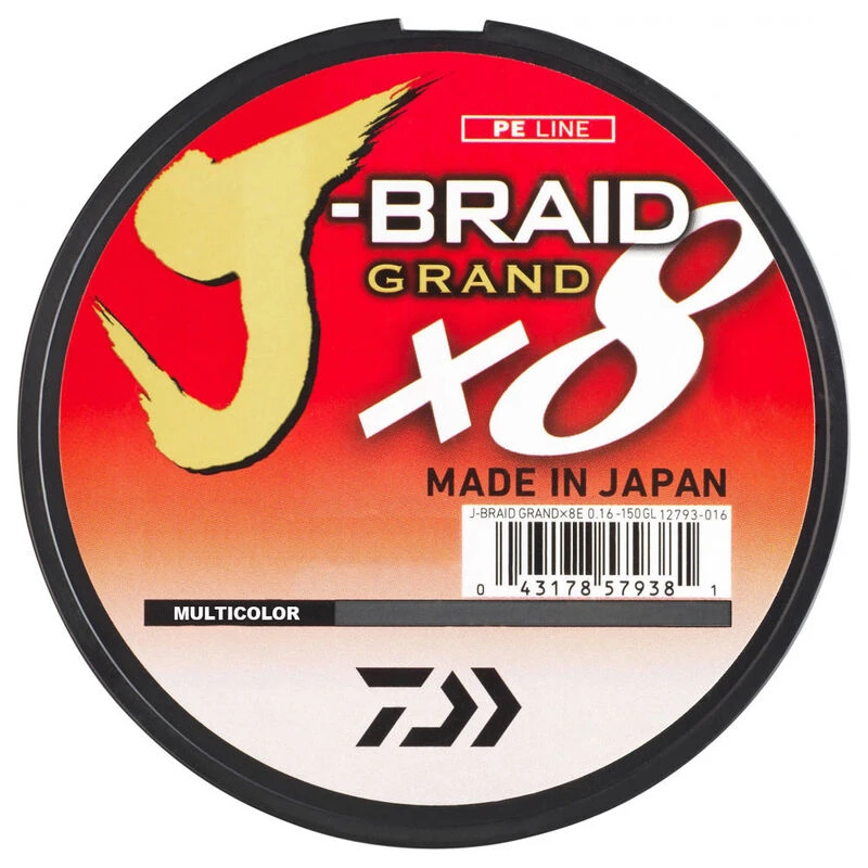 Tresse Daiwa Jbraid Grand Multicolor (8 Brins) Bobine De 500m 1 Tresse Daiwa Jbraid Grand Multicolor (8 Brins) Bobine De 500m