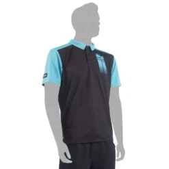 Polo RIVE STRIPES BLACK