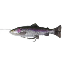 Leurre Souple Shad Carnassier Savage Gear 4d Line Thru Pulse Tail Trout Ss 20cm 102g