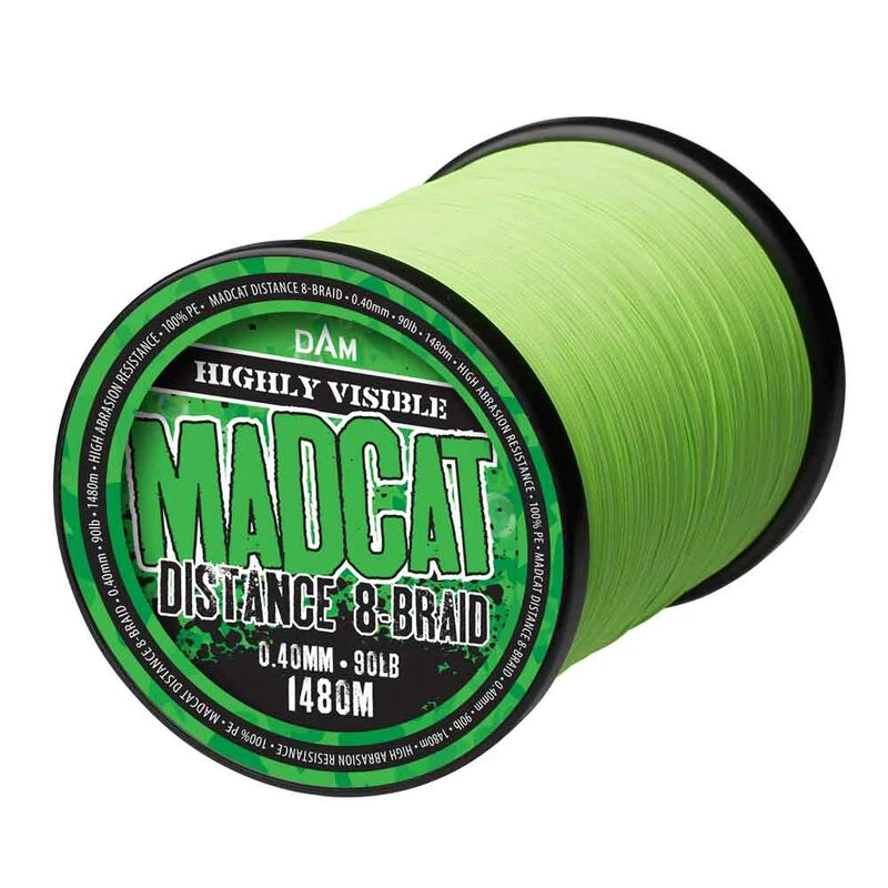 Tresse 8 Brins Silure Madcat Distance Braid 1 Tresse 8 Brins Silure Madcat Distance Braid