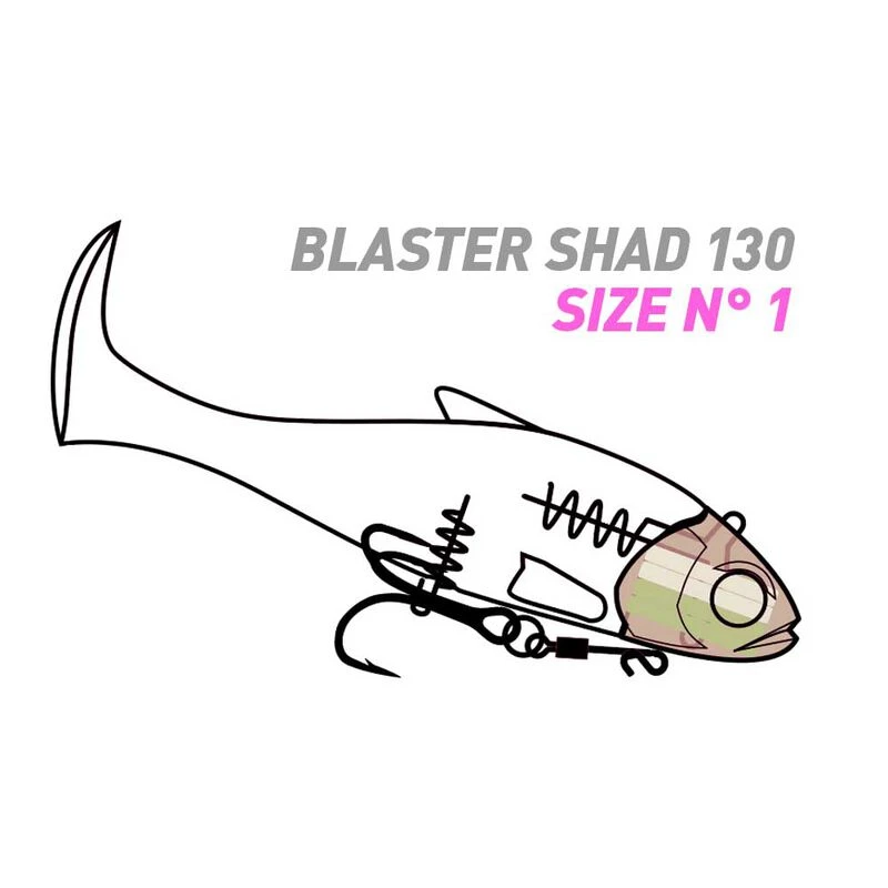 Leurre Souple Armé Fiiish Blaster Shad 130 3 Leurre Souple Armé Fiiish Blaster Shad 130 – Image 3