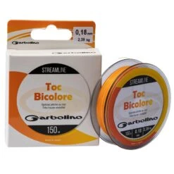 Nylon Co-polymère Bicolore Garbolino STREAMLINE TOC-MONO Orange/jaune 150m