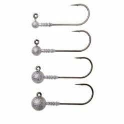 Pack 20 Tête Plombée Madcat Golf Ball Jig Head 8/0 Natural -Pêche Fournitures Boutique 159586 b