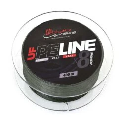 Tresse Ultimate Fishing UF PE Line X8 FIGHTING MOSS GREEN 400m
