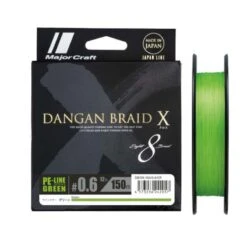 Tresse Major Craft Dangnan Braid X Green 150m