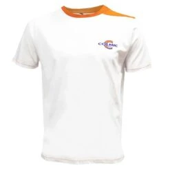 T-shirt Colmic Blanc/orange