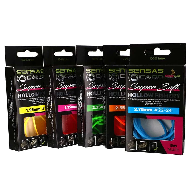 Elastique SENSAS Hollow Fishery Super Soft 5m 2 Elastique SENSAS Hollow Fishery Super Soft 5m – Image 2