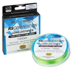 Monofilament Sunset Rs Competition Long Distance Hi-Visibility Lime Green 1000m