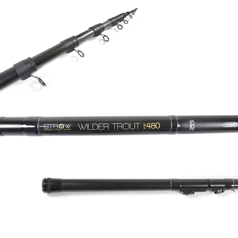 Canne Téléréglable STROW Wilder Trout 4m80 (5-15g) 1 Canne Téléréglable STROW Wilder Trout 4m80 (5-15g)