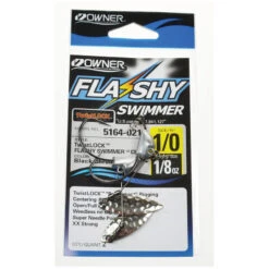 Hameçon Texan Plombé Carnassier Owner Flashy Swimmer (x2) -Pêche Fournitures Boutique 23408 c