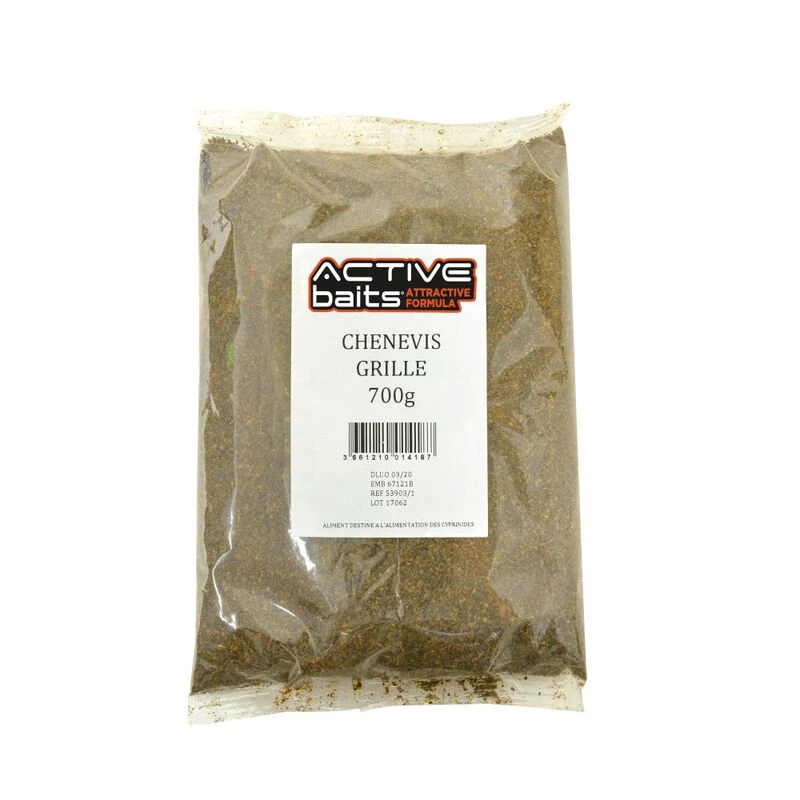 Farine Pour La Pêche Au Coup Active Baits Chènevis Grillé 700g 1 Farine Pour La Pêche Au Coup Active Baits Chènevis Grillé 700g