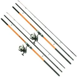 Pack 2 Combo Surf 4.20m 2 Cannes + 2 Moulinets + Fil