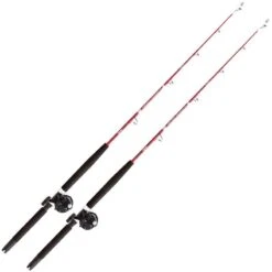 Pack Traine 2 Cannes + 2 Moulinets + Fil REDFISH