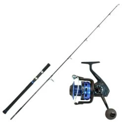 Ensemble Jigging Sasori Canne X3 Jig + Moulinet Trail 6000