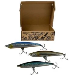 Pack 3 BEST Leurres Evok Loki Minnow 100 SW