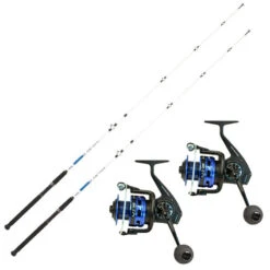 Pack 2 Ensembles Bateau Mitchell Riptide + Moulinet Trail 5000