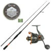 Canne Spinning Redfish Master Lures 1.80m, 4-18g + Moulinet Strike 1 2000 Fx + Tresse Evok Offerte