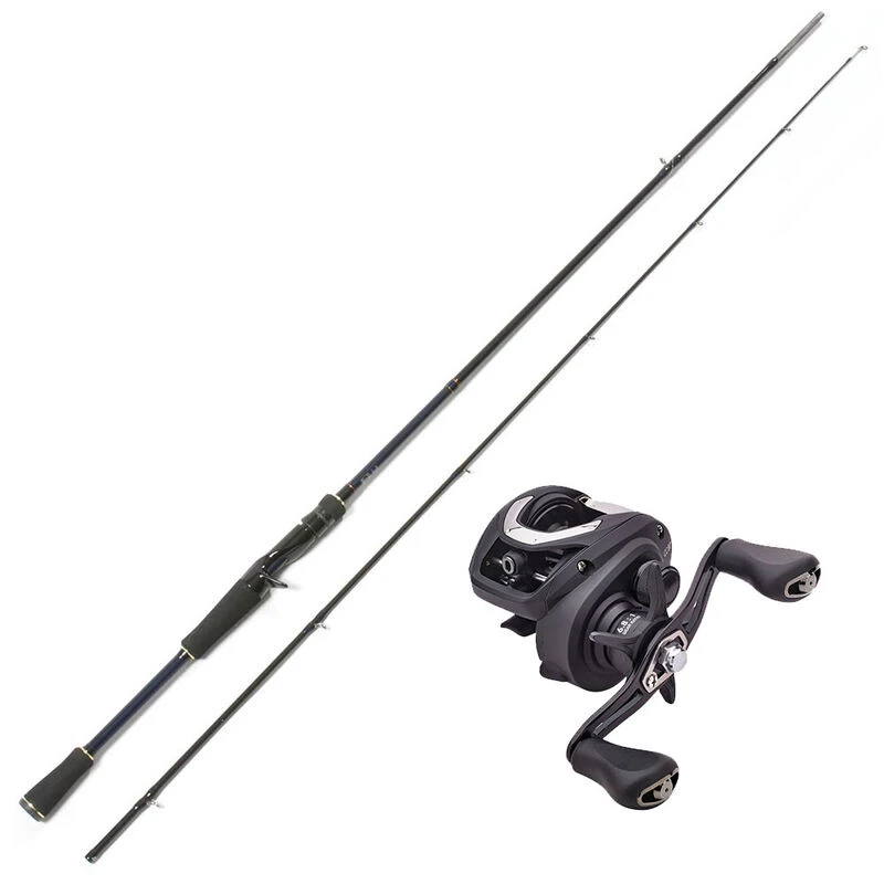 Canne Casting Major Craft Baspara 2.06m, 7-28g + Moulinet Daiwa Fuego CC 80 HSL 1 Canne Casting Major Craft Baspara 2.06m, 7-28g + Moulinet Daiwa Fuego CC 80 HSL